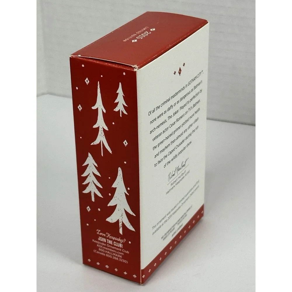 Hallmark Keepsake 2015 Ornament The Joker Batman QXE3729
